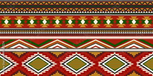Ethnic geometric pattern, seamless pattern of the Navajo tribe. Native American ethnic. Seamless vector pattern ethnic, seamless Mexican rug, woven carpet. Folk embroidery, Bohemian, Aztec style.