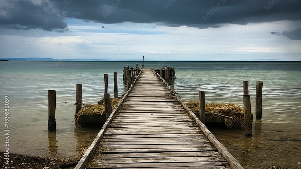 Fototapeta premium Sunrise on the beach with cocktail