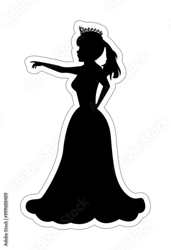 Cute Princess Silhouette