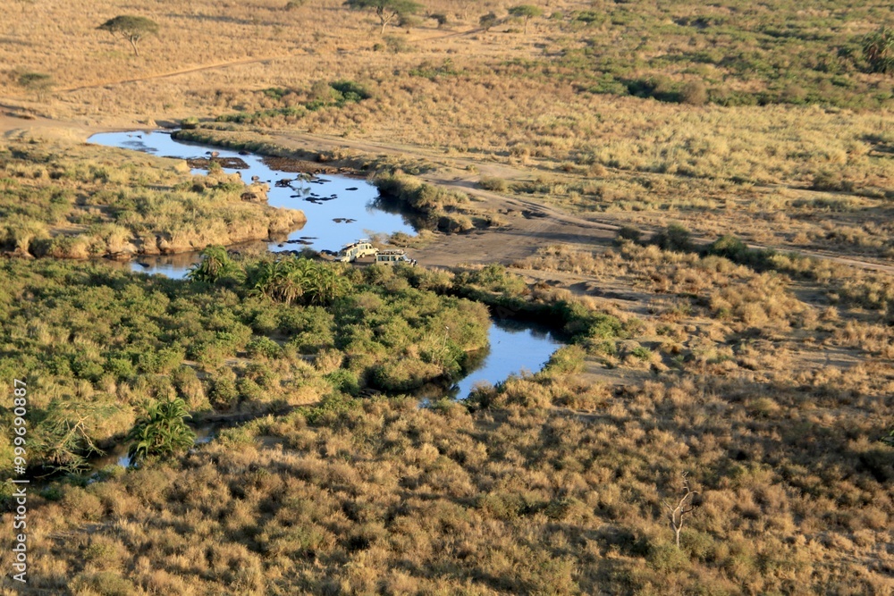Sonnenaufgang über dem Serengeti Nationalpark Sonnenaufgang über dem Serengeti Nationalpark