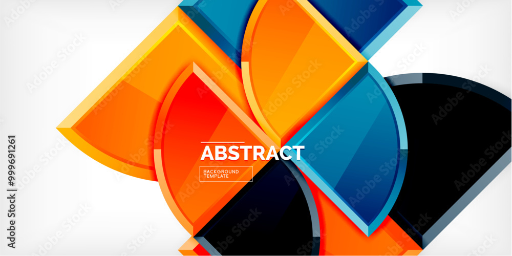 Glossy circles geometric background. Vector Illustration For Wallpaper, Banner, Background, Card, Book Illustration, landing page Glossy circles geometric background. Vector Illustration For Wallpaper, Banner, Background, Card, Book Illustration, landing page