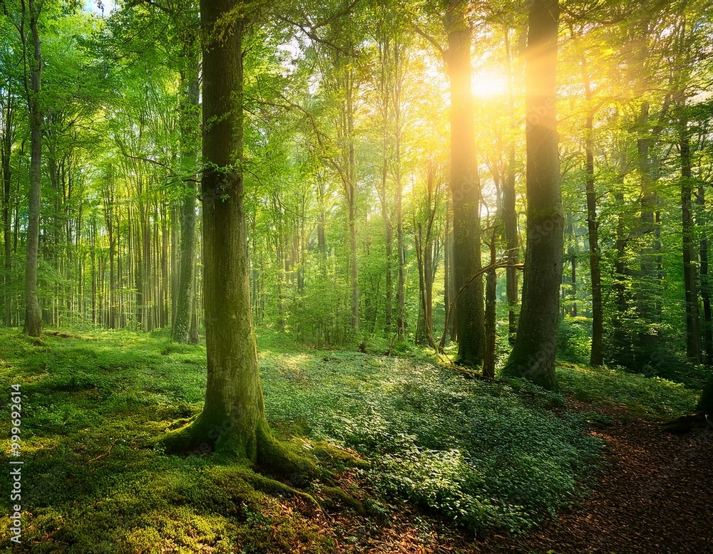 Obraz premium 푸른 나무의 아름다움