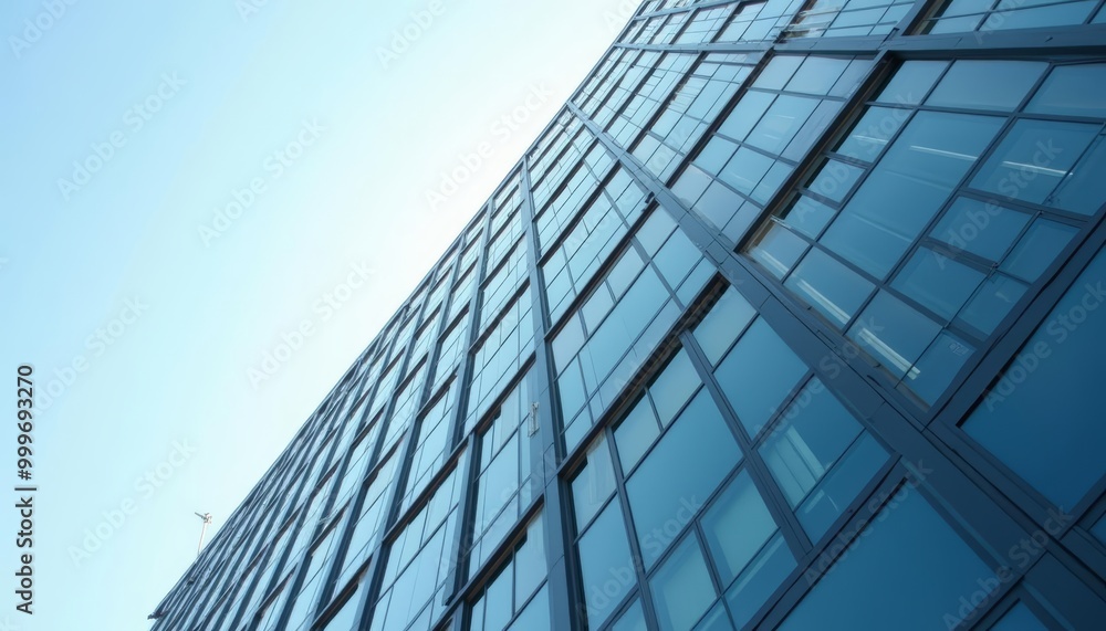 Modern architecture under a clear blue sky Modern architecture under a clear blue sky