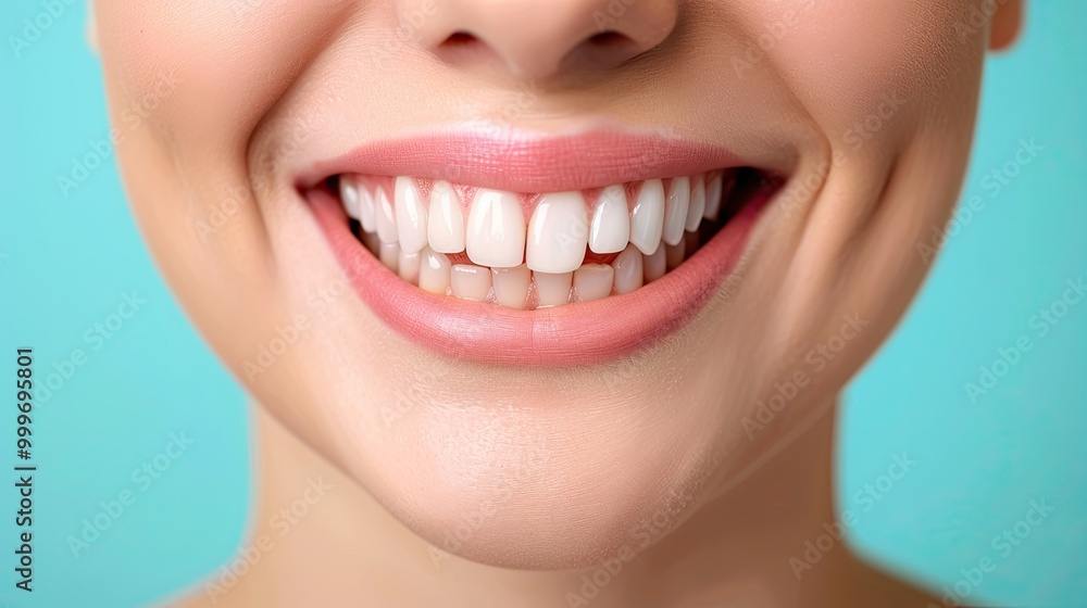 Fototapeta premium A close-up of a mockup tooth and dental tools on a trolley
