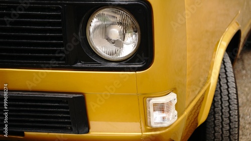 front light and camper van bumper