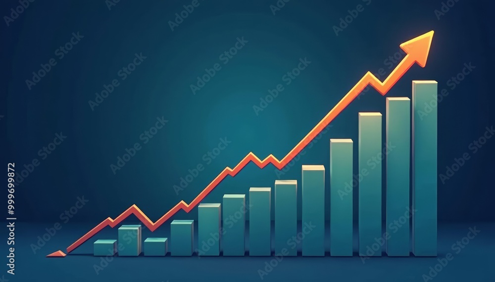 Sustained growth and success illustrated Sustained growth and success illustrated