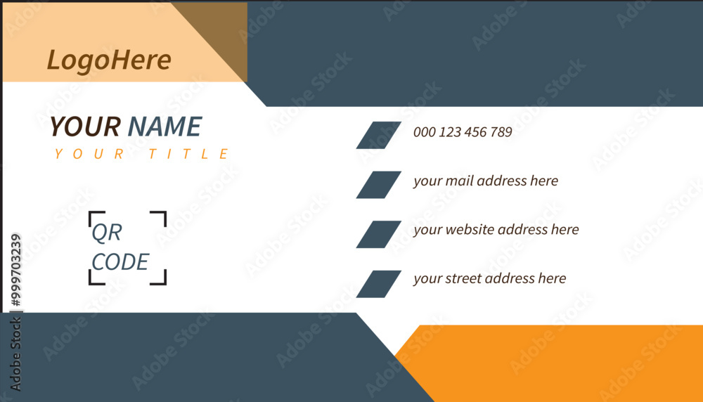 Fototapeta premium Corporate business card