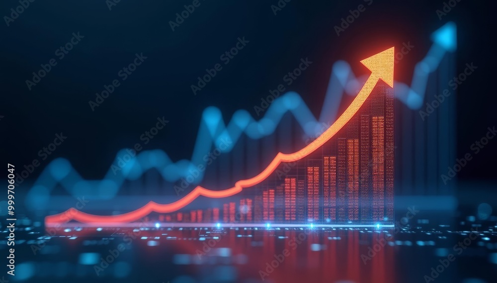 Sustained growth and success visualized