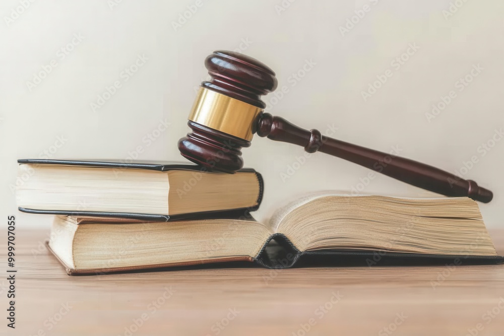 Law education, legal educational study, a school for lawyers, legislation, litigation, judicial knowledge learning concept with court judge gavel and textbook with a mortarboard on books in a library. Law education, legal educational study, a school for lawyers, legislation, litigation, judicial knowledge learning concept with court judge gavel and textbook with a mortarboard on books in a library.