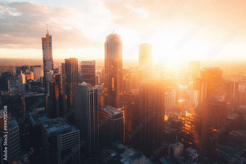 Fototapeta premium city skyline