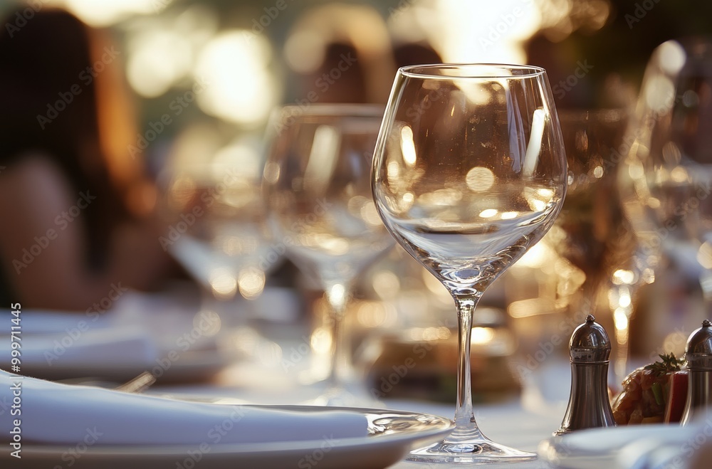 Wine Glass Table Setting. Wine Glass Table Setting.
