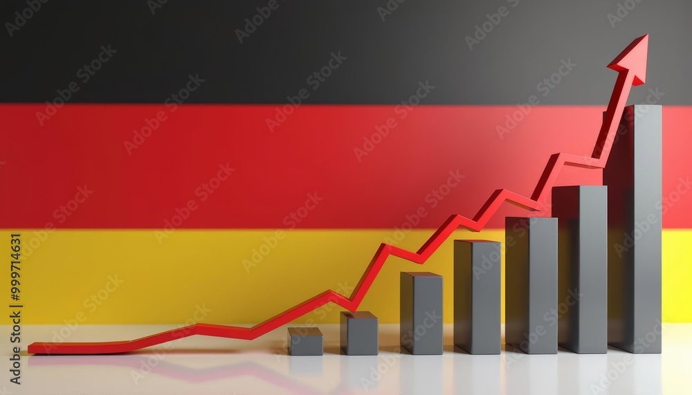 Solid Growth Trend Rising Bar Graphs Solid Growth Trend Rising Bar Graphs
