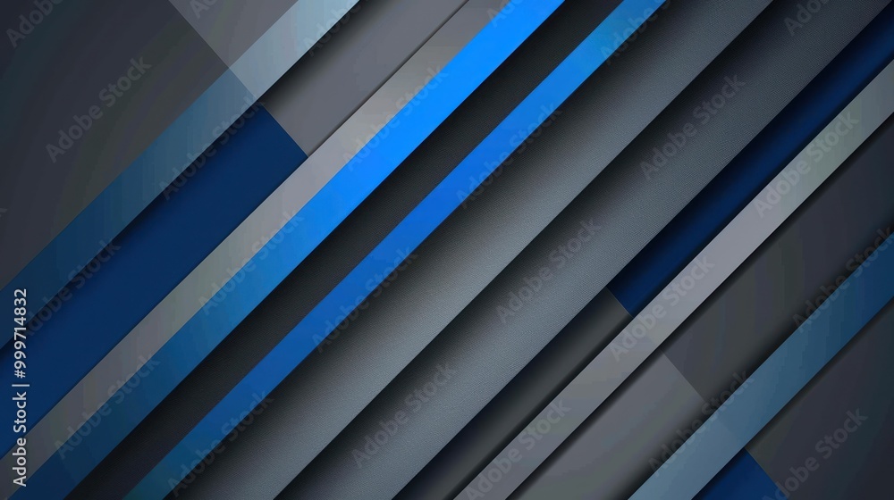Abstract Blue and Grey Diagonal Stripes Background Abstract Blue and Grey Diagonal Stripes Background