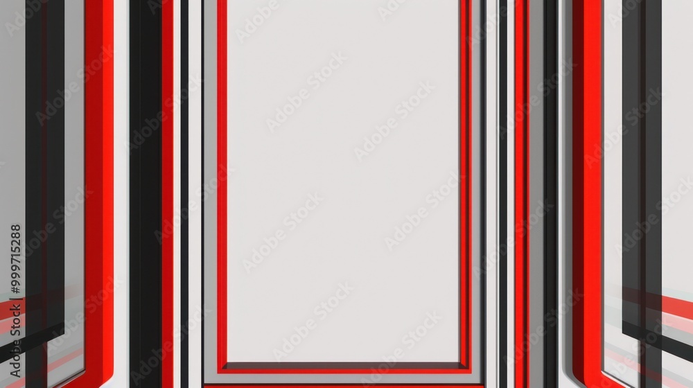 Abstract Red Black and White Lines Abstract Red Black and White Lines
