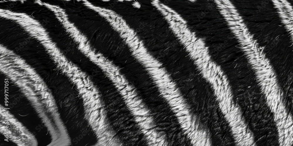 Close-up of a zebra's black and white striped coat showcasing unique patterns and textures in a natural setting Close-up of a zebra's black and white striped coat showcasing unique patterns and textures in a natural setting