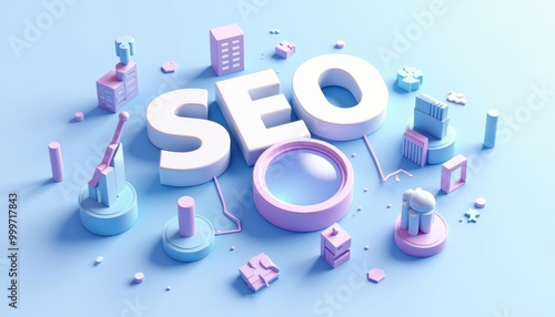  Exploring the World of SEO  A 3D AniMotion Graphic photo