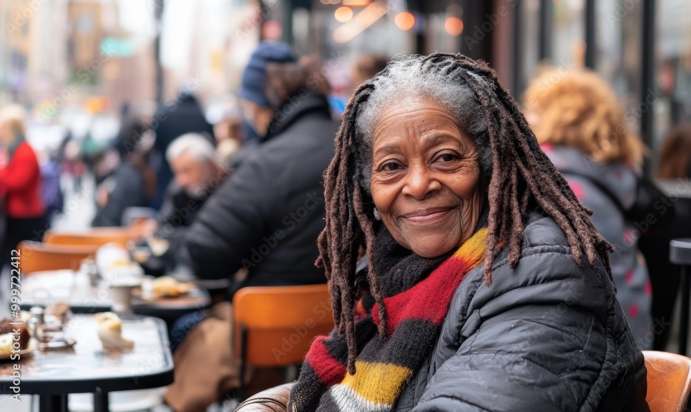 Senior Woman Smiling.