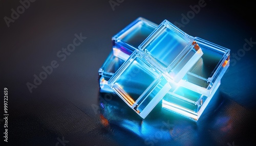 Transparent layers with glowing edges