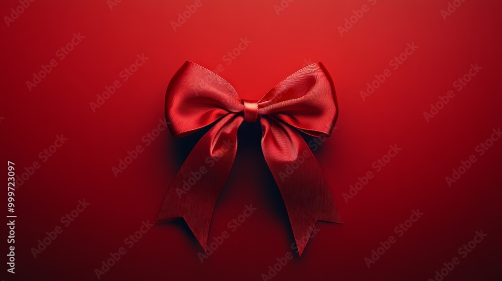 red ribbon bow red ribbon bow