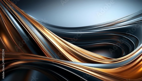 Smooth curves resembling liquid technology