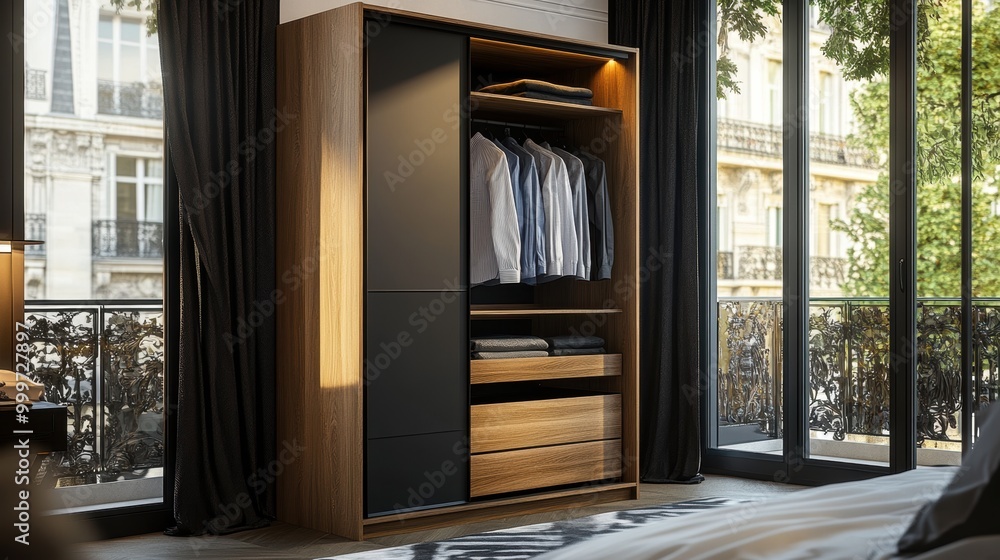 Fototapeta premium Modern Closet Interior.