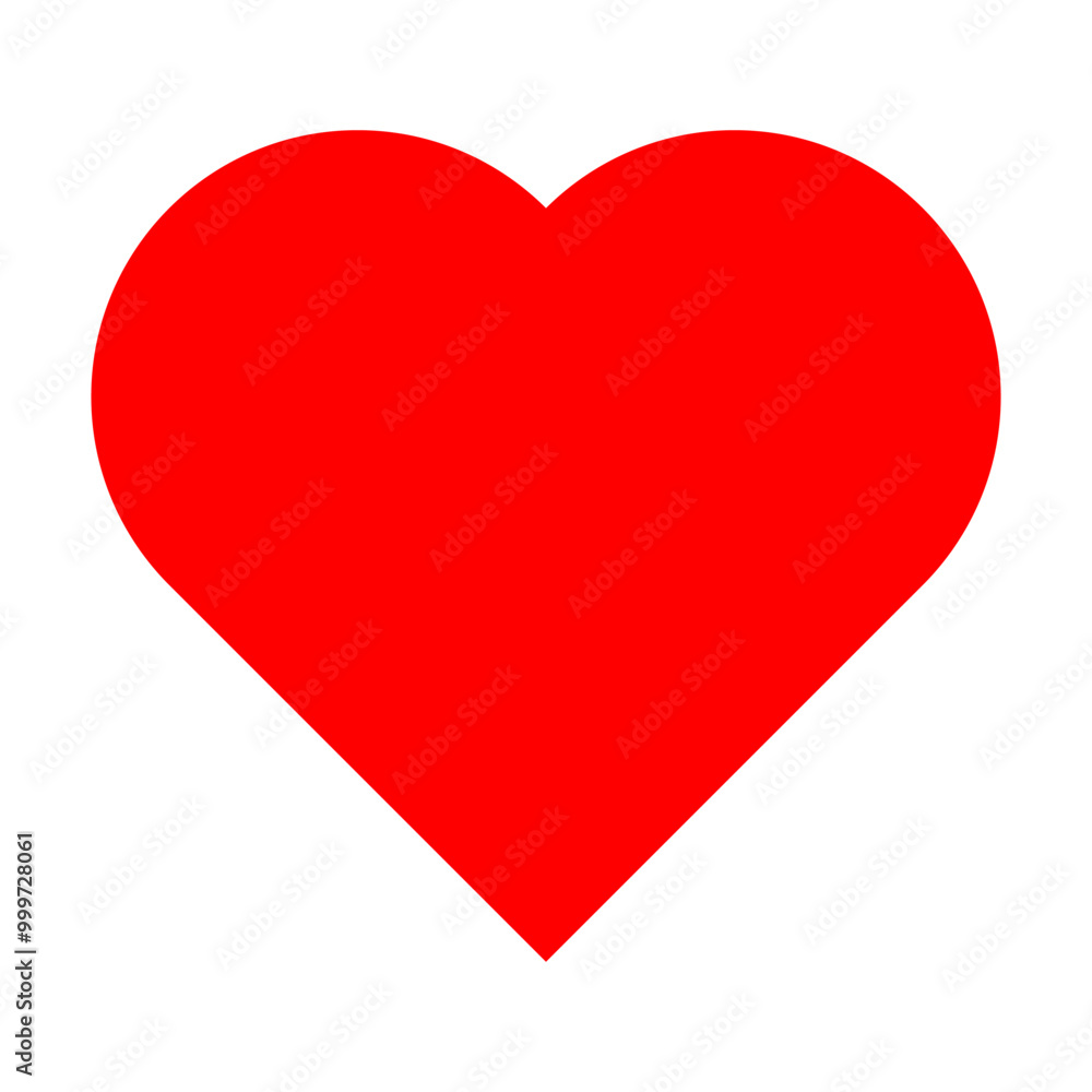 A red heart-shaped icon A red heart-shaped icon