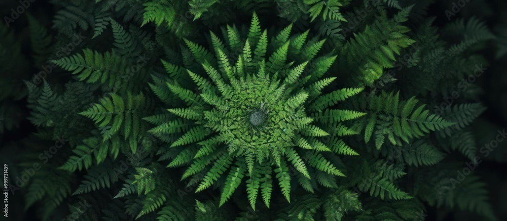 Fern Mandala - A Symphony of Green Fern Mandala - A Symphony of Green