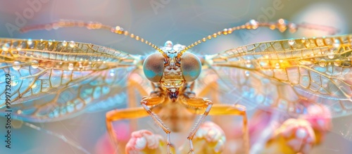 Glassy Winged Sharpshooter Insect Macro Photography photo