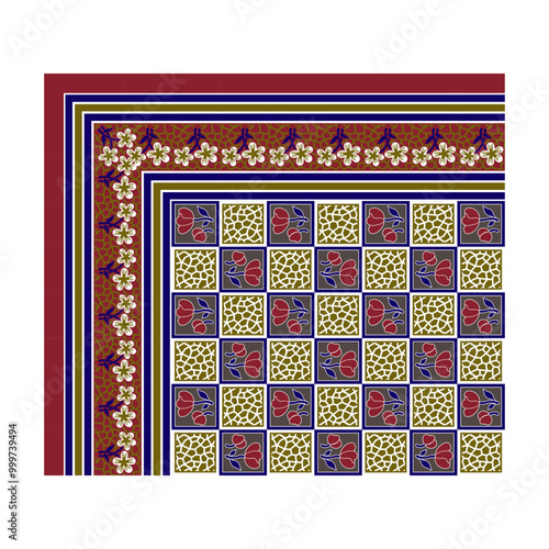 bedsheet design digital art use hand work and digital printing