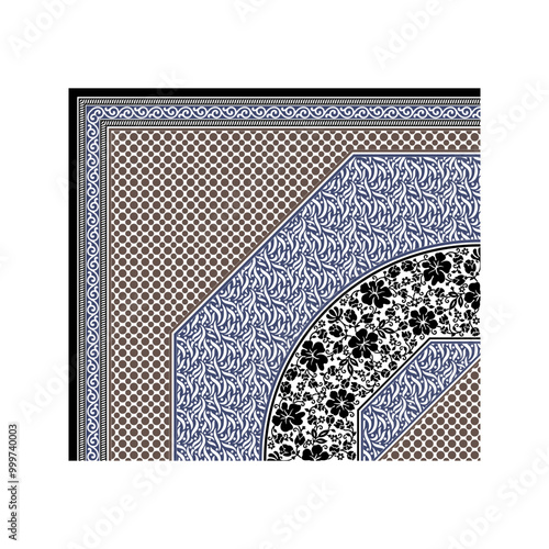 bedsheet design digital art use hand work and digital printing