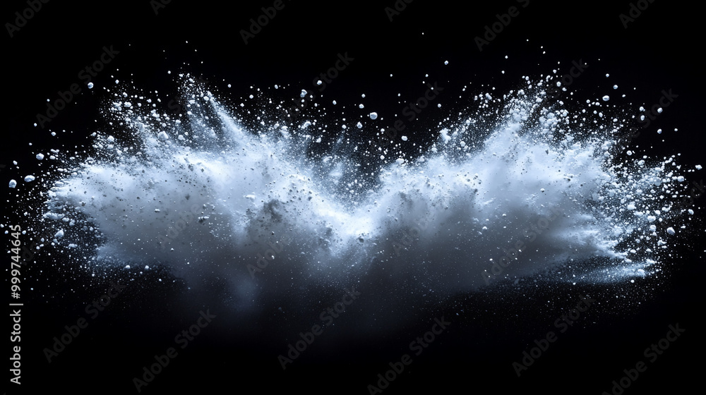 White smoke on a black background White smoke on a black background