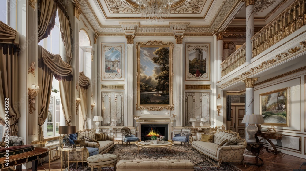 Naklejka premium Opulent Interior Design