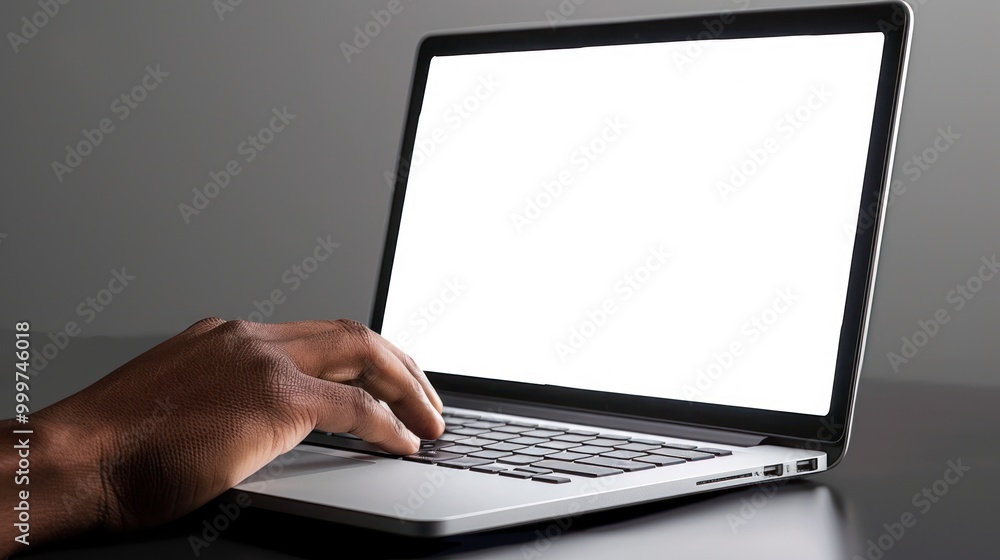 Hand Typing on Laptop Hand Typing on Laptop