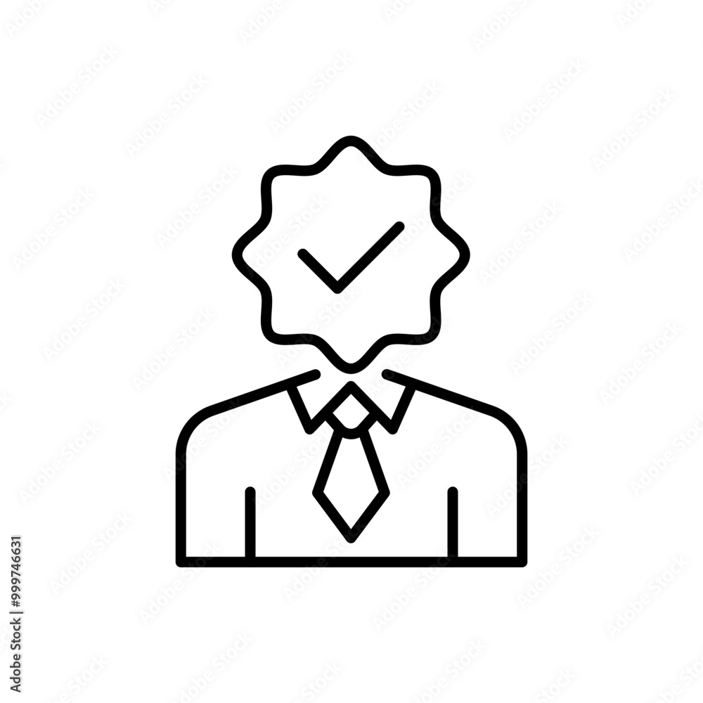 Employment contract outline icons, minimalist vector illustration ,simple transparent graphic element .Isolated on white background Employment contract outline icons, minimalist vector illustration ,simple transparent graphic element .Isolated on white background