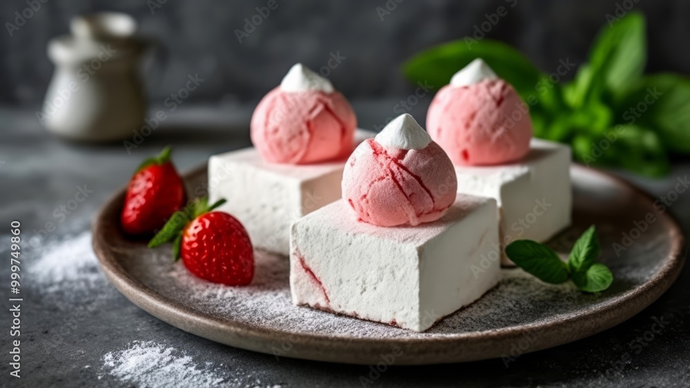Delicate dessert delight a feast for the eyes and palate Delicate dessert delight a feast for the eyes and palate