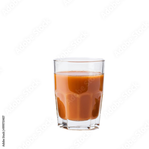 A Glass of Fig Juice, isolated, transparent background, no background. PNG.