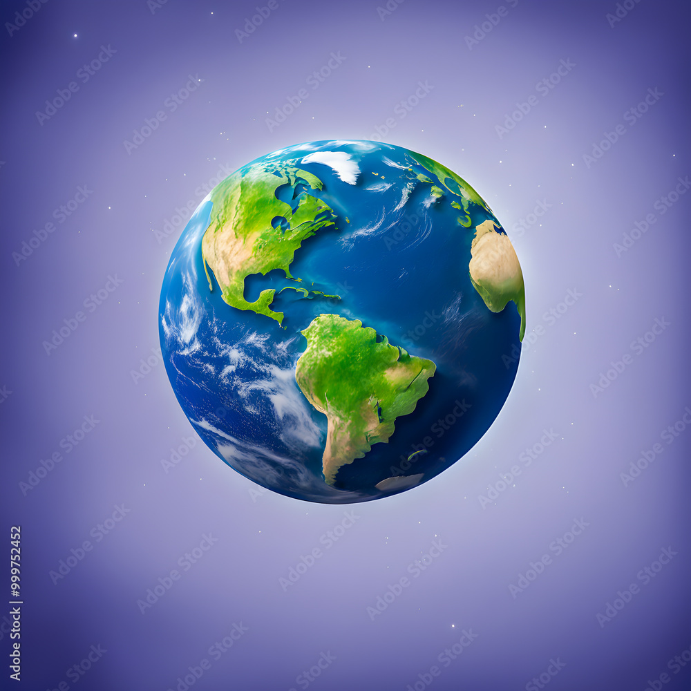 Fototapeta premium illustration of Earth on the abstract background. 