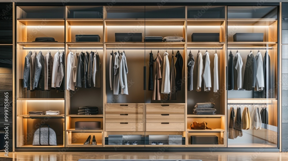 Modern Walk-in Closet Design Modern Walk-in Closet Design