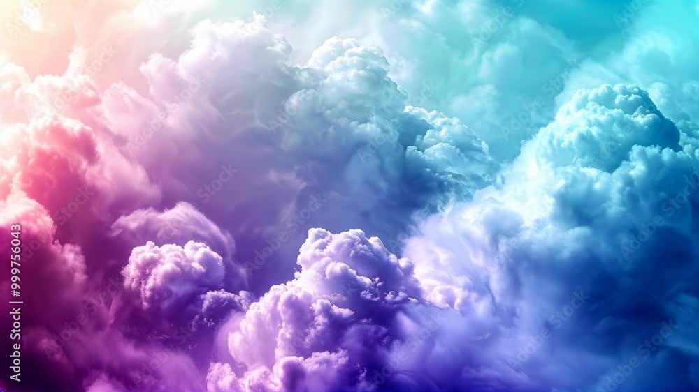 Captivating display of colorful clouds gracing the sky during sunset