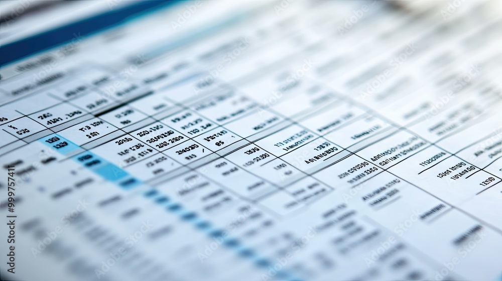 A clean, crisp spreadsheet open on a computer, showing columns filled with numbers and data analysis graphs. The image conveys productivity and business efficiency. A clean, crisp spreadsheet open on a computer, showing columns filled with numbers and data analysis graphs. The image conveys productivity and business efficiency.