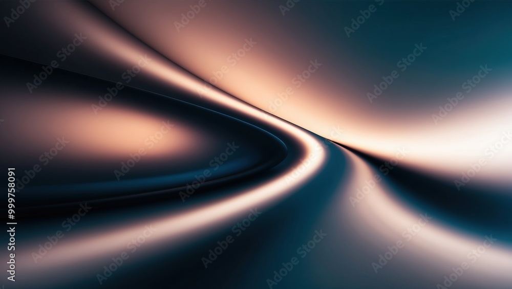 Abstract curves and smooth gradients create a visually striking and serene atmosphere, ideal for modern digital themes and artistic backgrounds Abstract curves and smooth gradients create a visually striking and serene atmosphere, ideal for modern digital themes and artistic backgrounds
