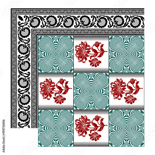 bedsheet design digital art use hand work and digital printing