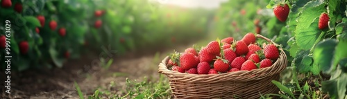 A Basket of Freshly Harvest...