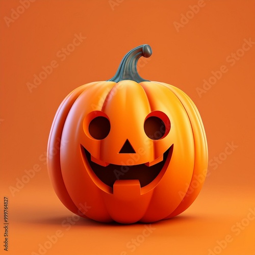 Cute Cartoon Halloween Jack...