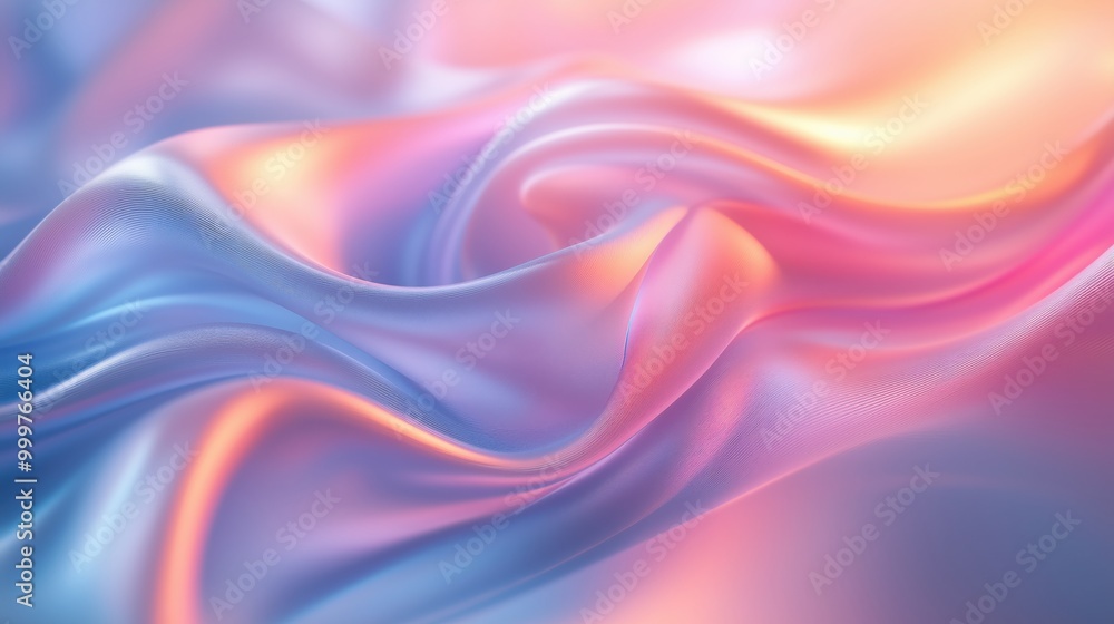 Abstract background with luminous wavy texture. Pattern of smooth dynamic shapes, sweet in colorful iridescent gradient. Abstract background with luminous wavy texture. Pattern of smooth dynamic shapes, sweet in colorful iridescent gradient.