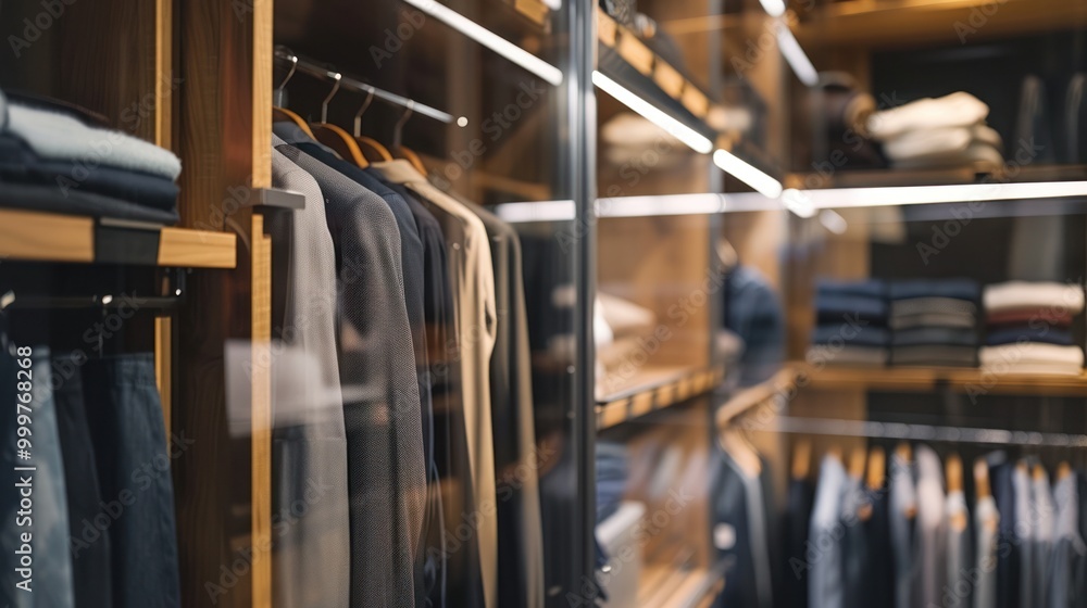 Clothes Displayed in a Store Clothes Displayed in a Store
