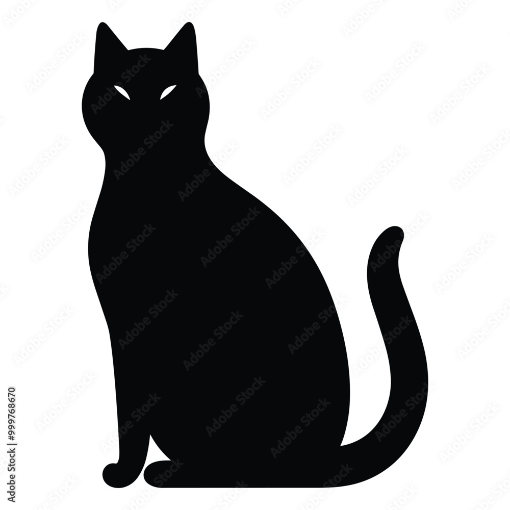 Cat silhouette vector Cat silhouette vector