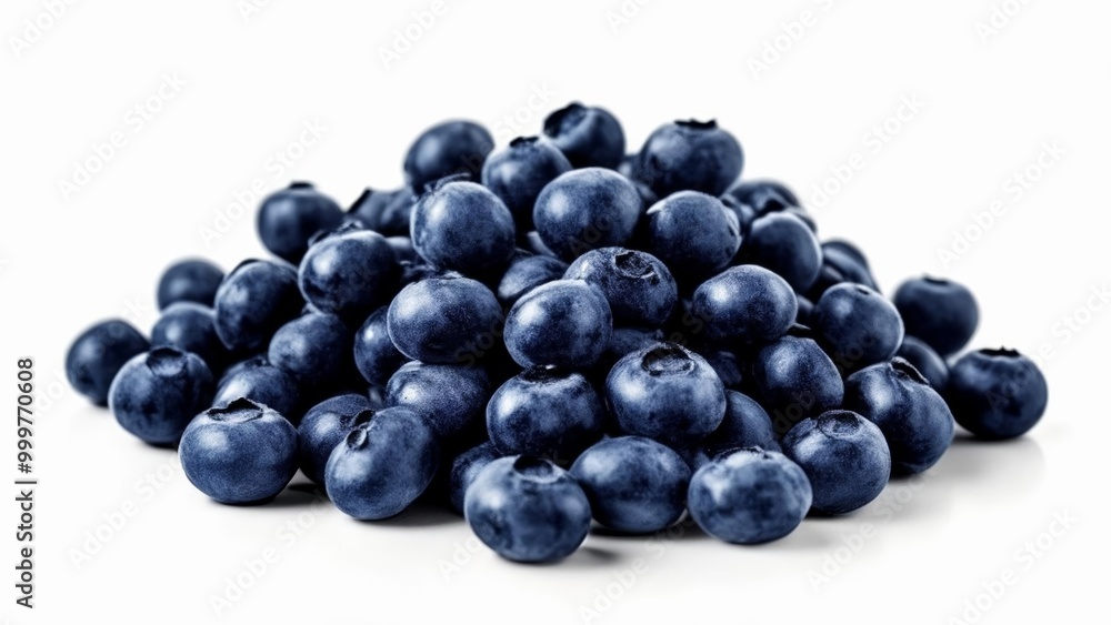 Freshly picked blueberries ready to be enjoyed Freshly picked blueberries ready to be enjoyed