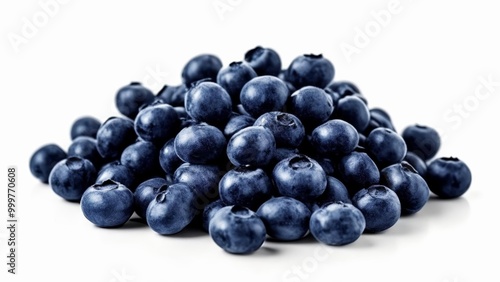  Freshly picked blueberries ready to be enjoyed