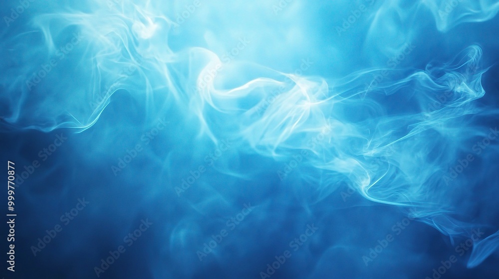 Ethereal Blue Smoke Texture for Background Use Ethereal Blue Smoke Texture for Background Use